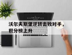 沃尔夫斯堡逆转击败对手，积分榜上升的简单介绍